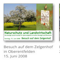 Besuch auf dem Zelgenhof in Oberentfelden  15. Juni 2008