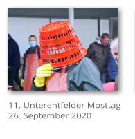 11. Unterentfelder Mosttag 26. September 2020