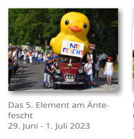 Das 5. Element am nte- fescht 29. Juni - 1. Juli 2023