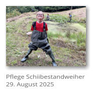 Pflege Schiibestandweiher 29. August 2025